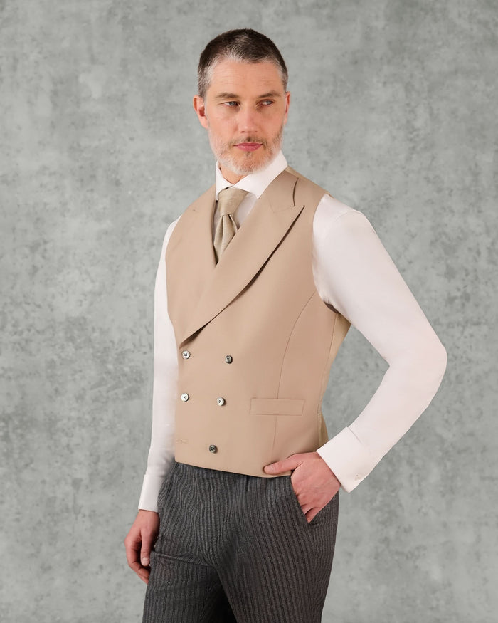 Nicholson Wool Double Breasted Waistcoat