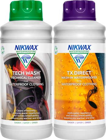 Nikwax Tech wash/ Tx Direct Twin Pack 1l
