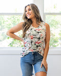 Noelle Tank Top - Flamingos FINAL SALE Michelle Mae