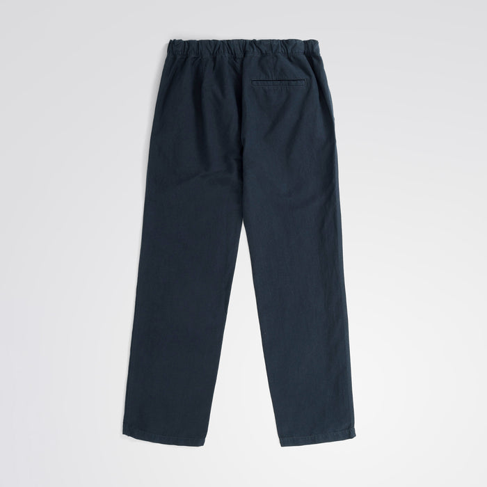 Norse Projects - Ezra Relaxed Cotton Linen Trouser in Navy - Nigel Clare