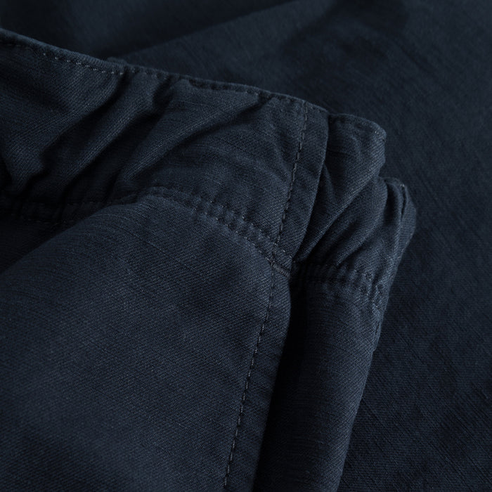 Norse Projects - Ezra Relaxed Cotton Linen Trouser in Navy - Nigel Clare