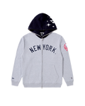 NY Yankees Blocked Zip Hood