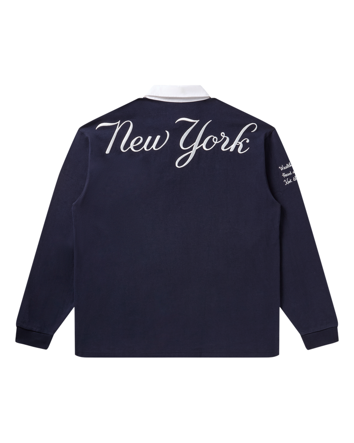 NY Yankees Long-Sleeve Rugby