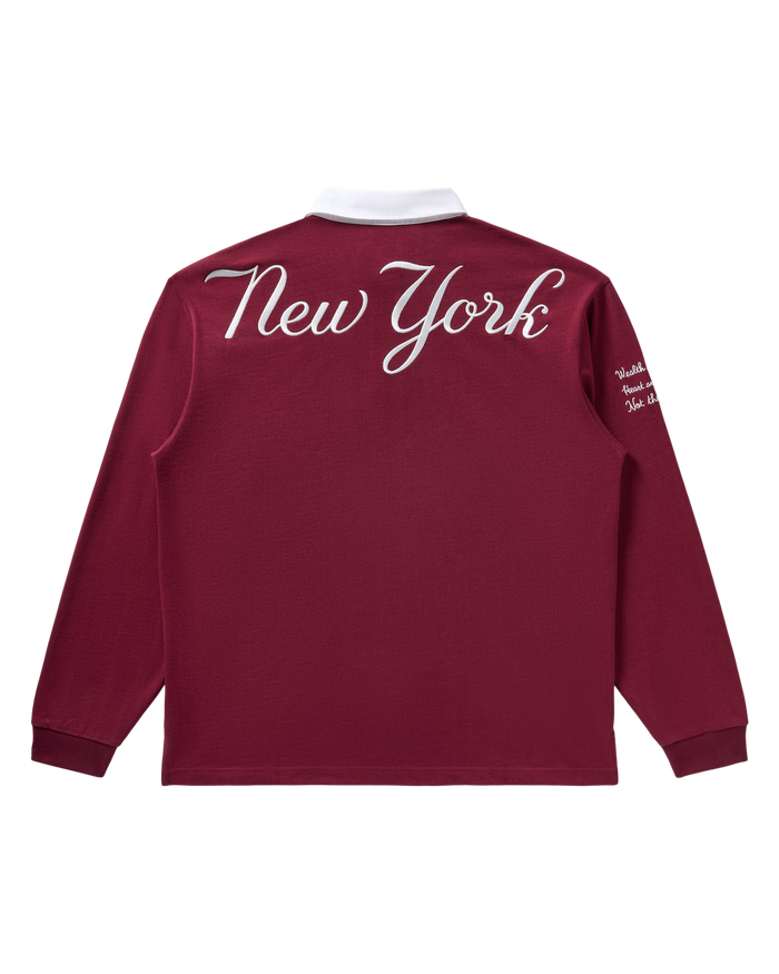 NY Yankees Long-Sleeve Rugby