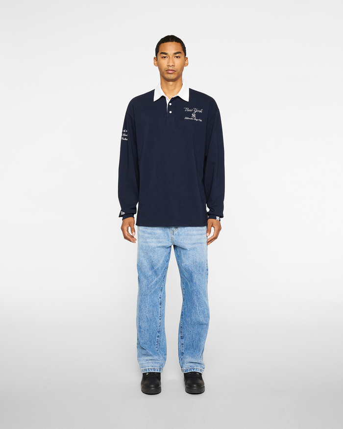 NY Yankees Long-Sleeve Rugby