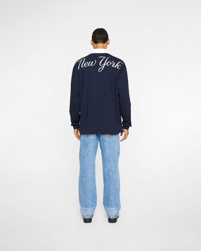 NY Yankees Long-Sleeve Rugby