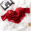 Off Shoulder Flower Lace Top fashionnsio