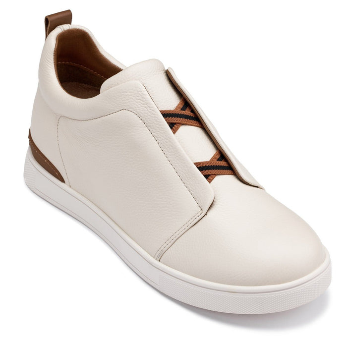 Off-White Slip-On Snoafers - 2.6 Inches Taller - SARTORO