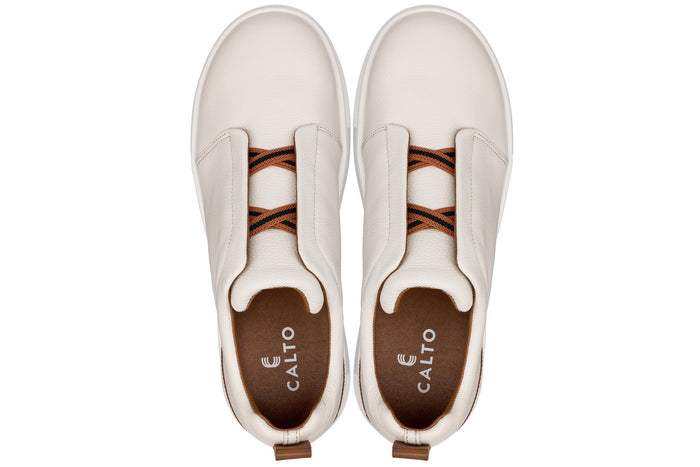 Off-White Slip-On Snoafers - 2.6 Inches Taller - SARTORO