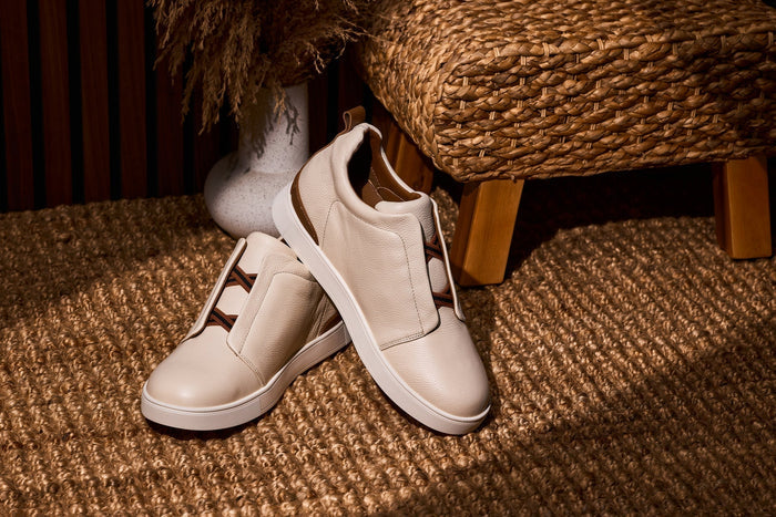 Off-White Slip-On Snoafers - 2.6 Inches Taller - SARTORO