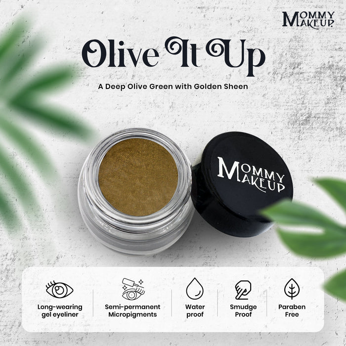 Olive It Up Stay Put Waterproof Gel Eyeliner w/ Micropigments - RFE Marketing Ventures