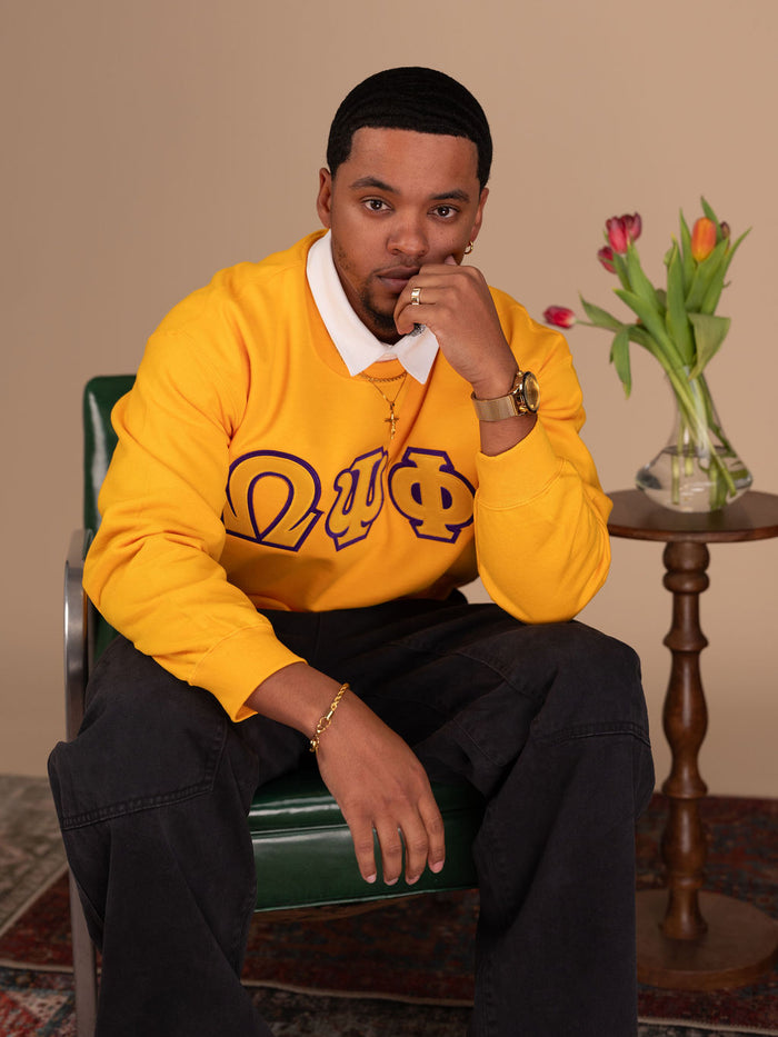 Omega Basic Applique Crewneck