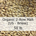 Grain - Organic 2-Row Brewers Malt 50 LB Sack (US - Briess)