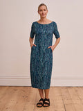 Organic Cotton Blend Button Back Dress