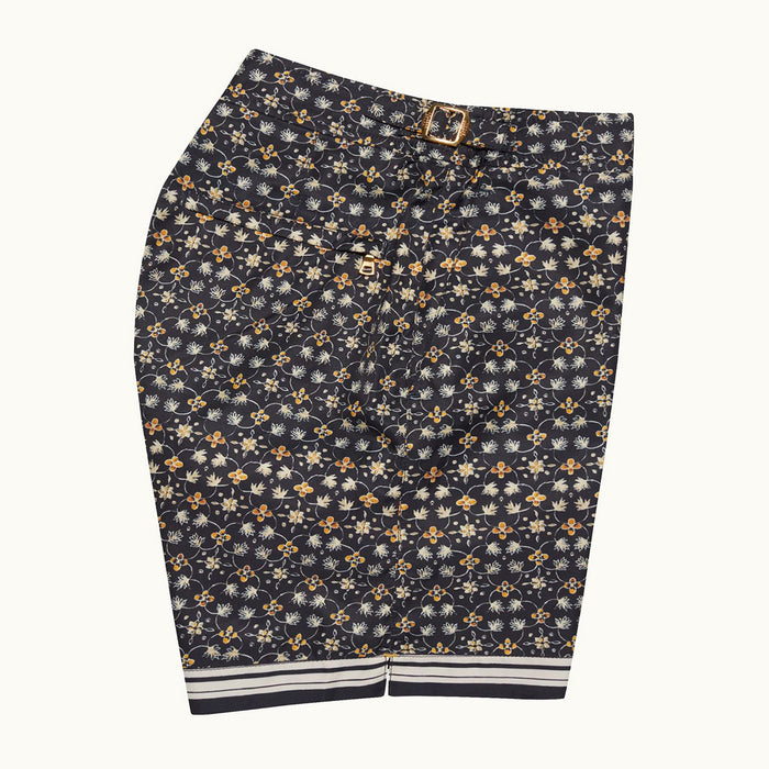 Orlebar Brown - Bulldog Fiore Swim Shirts in Night Iris - Nigel Clare