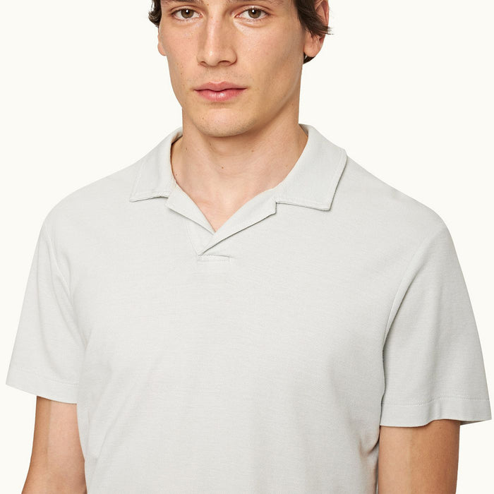 Orlebar Brown - Felix Polo Shirt in White Jade - Nigel Clare