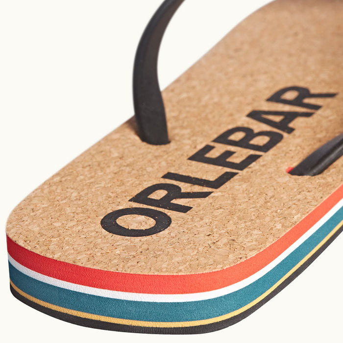 Orlebar Brown - Haston Stripe Flip Flops - Nigel Clare