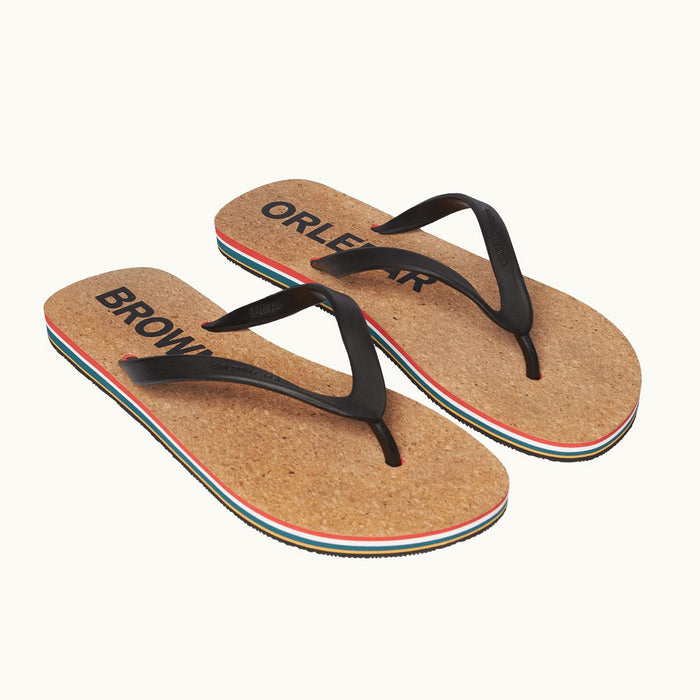 Orlebar Brown - Haston Stripe Flip Flops - Nigel Clare