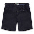 Orlebar Brown - Norwich Linen Tailored Shorts in Navy - Nigel Clare