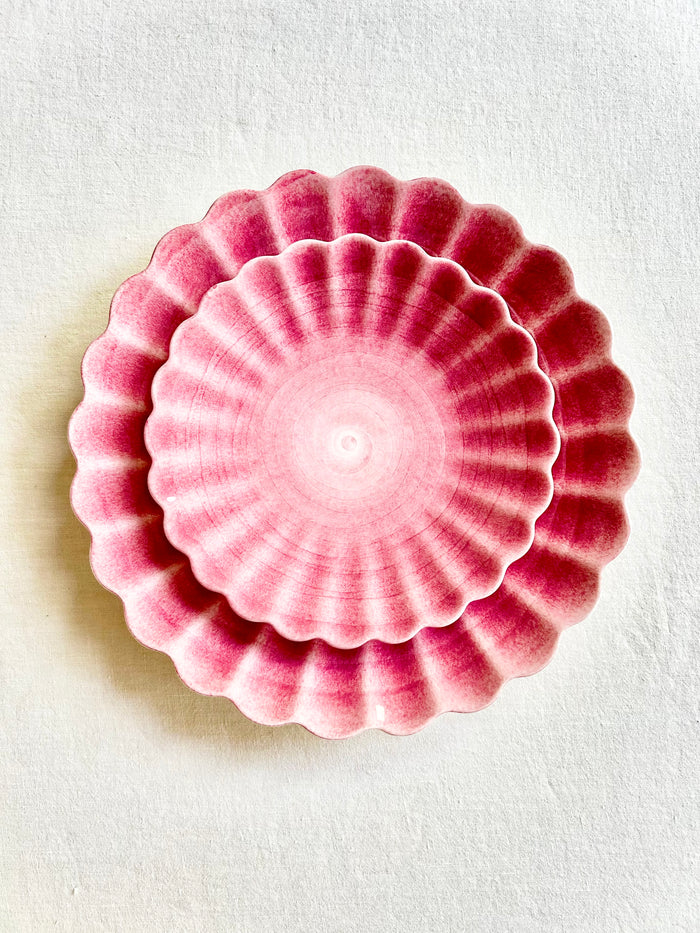 Oyster Dinnerware - Raspberry - S/4