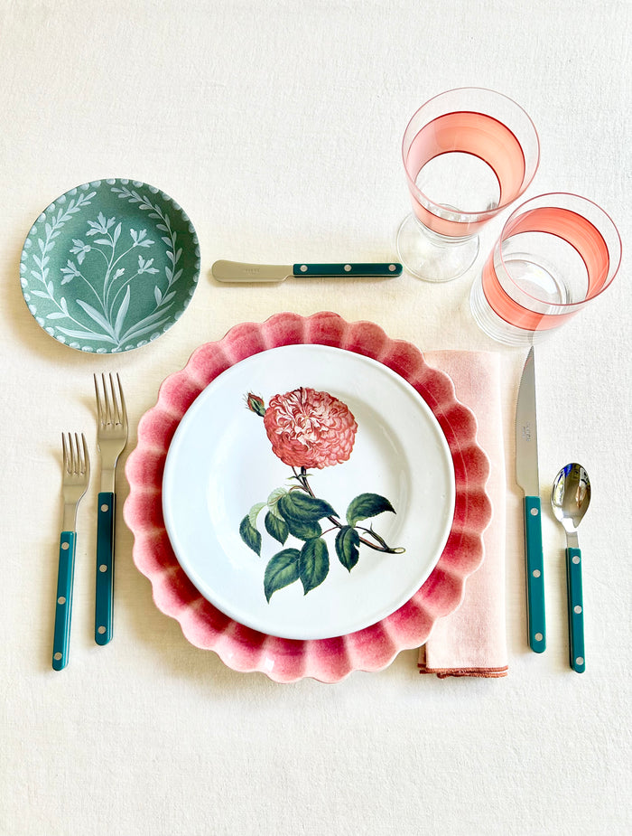 Oyster Dinnerware - Raspberry - S/4