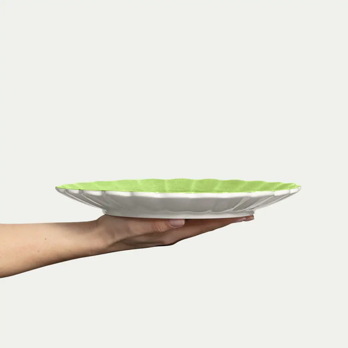 Oyster Dinnerware - Spring Green S/4