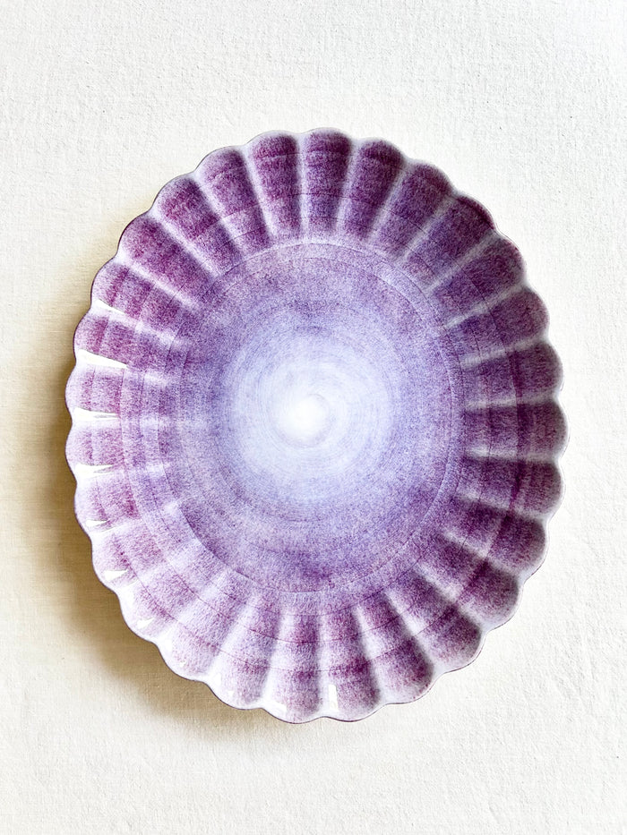Oyster Oval Platter - Violet