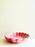 Oyster Oval  Serving Bowl 12" -Raspberry