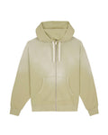 Padded Elbow Zip-Up Hoodie - Sand