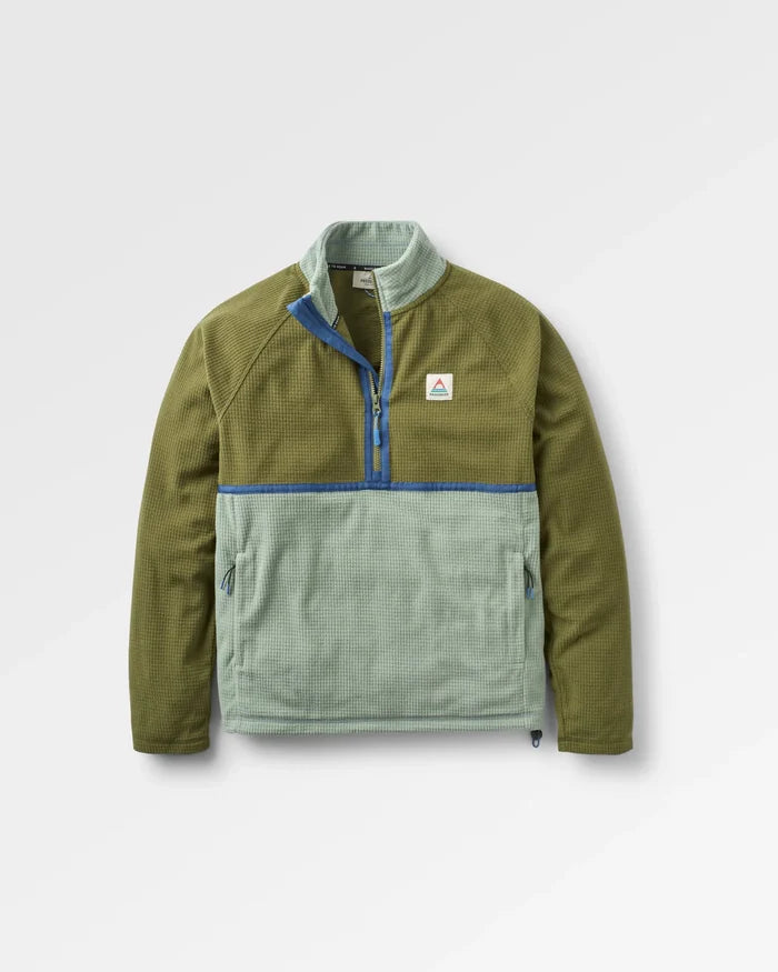 Passenger Men's Grid Polar 1/4 Zip Fleece