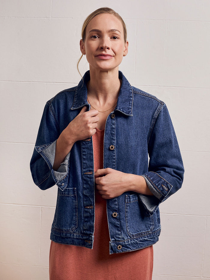 Patch Pocket Denim Jacket