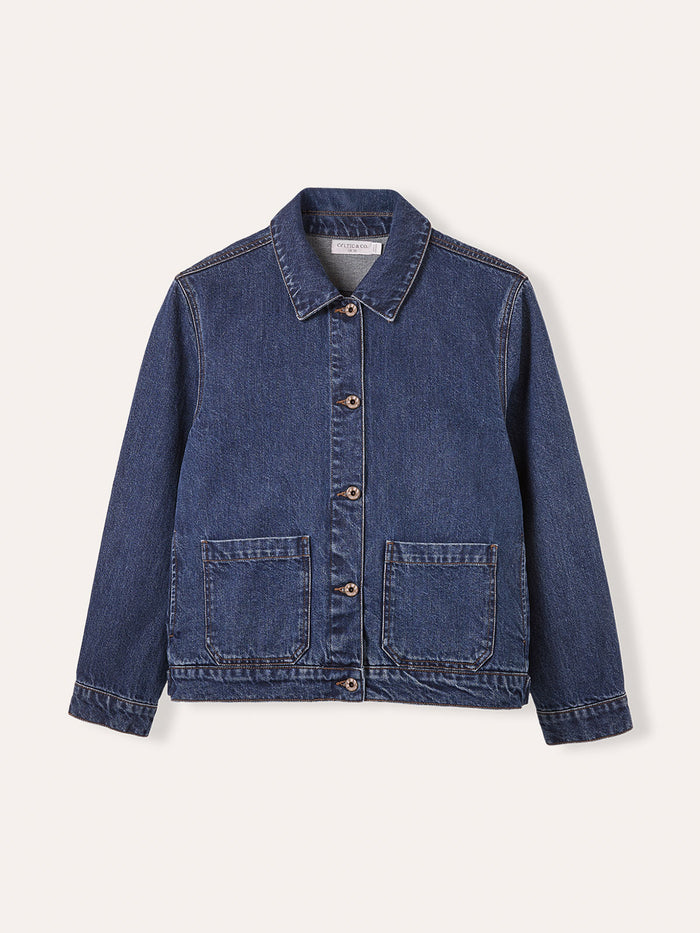 Patch Pocket Denim Jacket