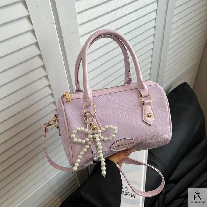 Pearl Bow Pillow Handbags - Fashionnsio