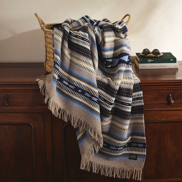 Pendleton Jacquard Throw - Rio Bravo Blue