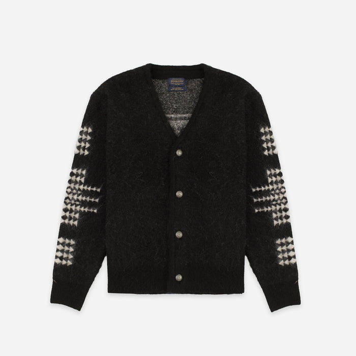 Pendleton Mohair Cardigan - Harding Black