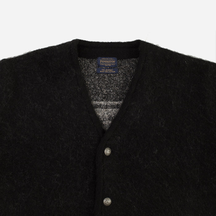 Pendleton Mohair Cardigan - Harding Black
