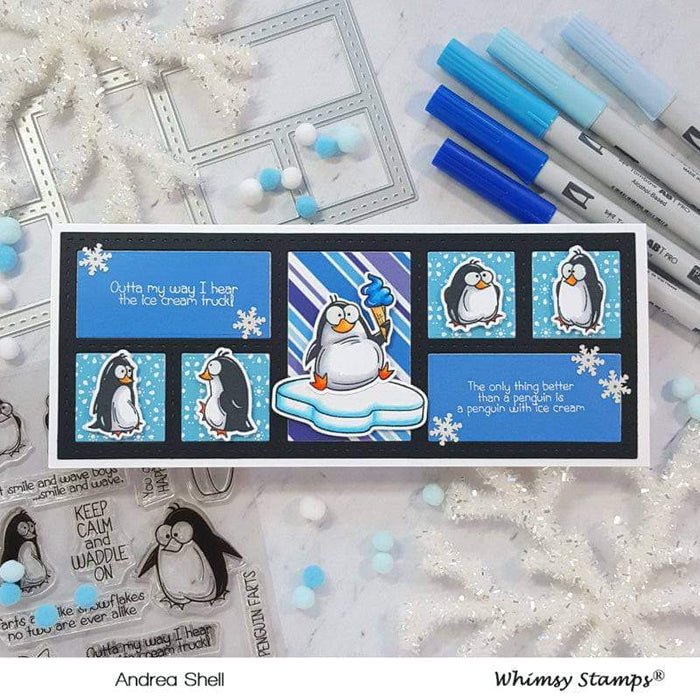 Penguin Farts Clear Stamps - Whimsy Stamps