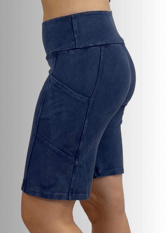 Perfect Fit Cotton Shorts in Dark Denim - Ultimate Comfort and Style - RFE Marketing Ventures