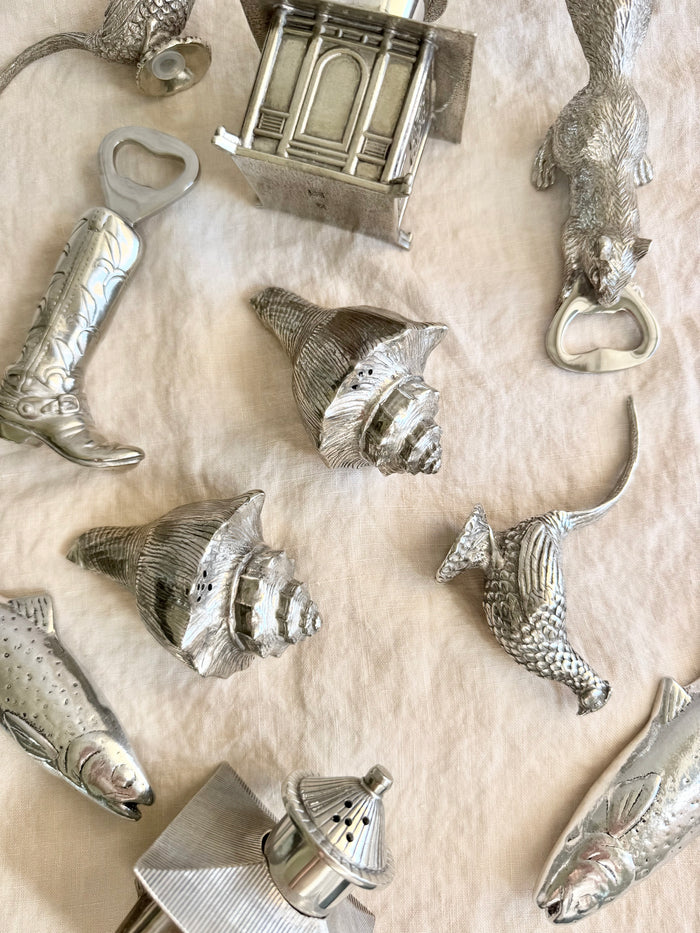 Pewter Pheasants Salt & Pepper Set