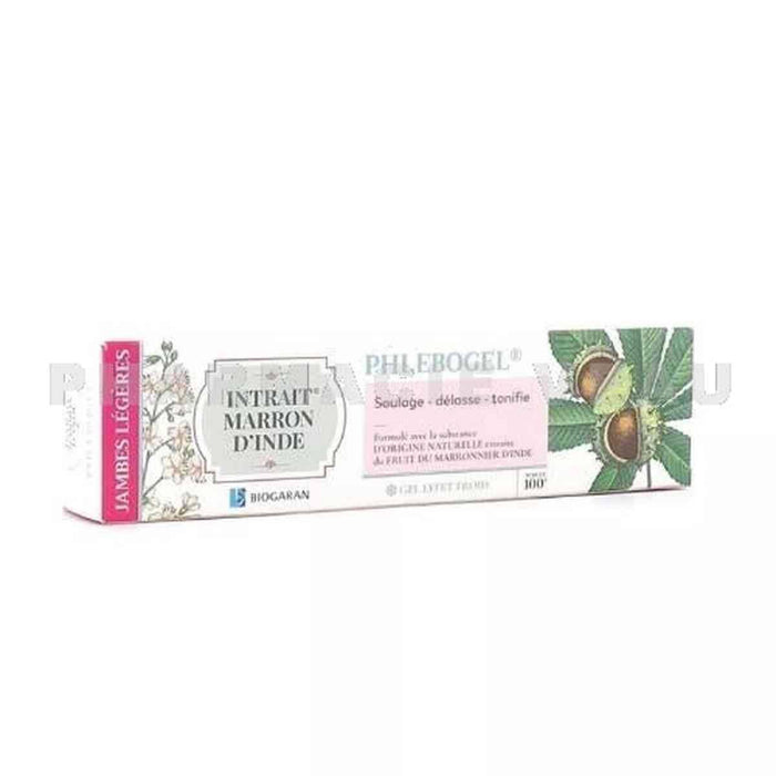 Phlebogel Intrait de marron d'Inde biogaran gel Jambes légères Circulation
