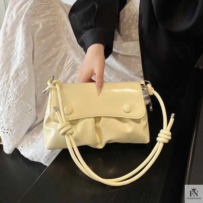 Pleated Underarm Shoulder Bags - Fashionnsio
