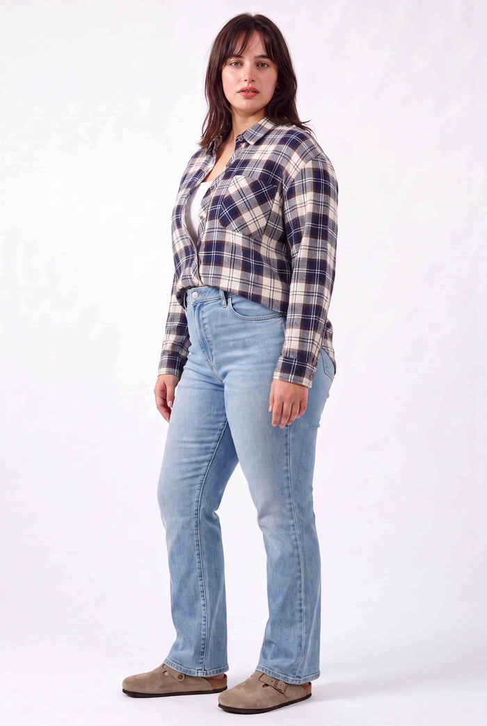 PLUS MASON PLAID FLANNEL SHIRT
