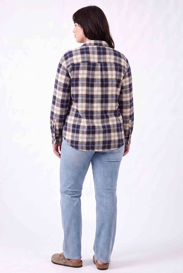 PLUS MASON PLAID FLANNEL SHIRT