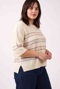 [PLUS] STRIPED SWEATER
