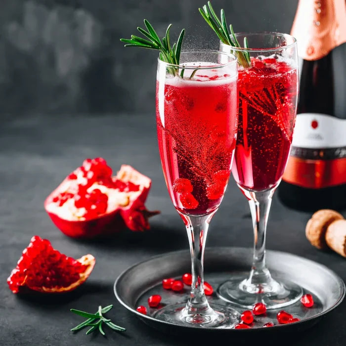 Pomegranate and Prosseco