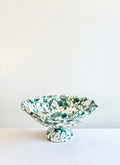 Pompeii Scalloped Compote - Forest - 9"