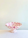 Pompeii Scalloped Compote - Peony  - 9"