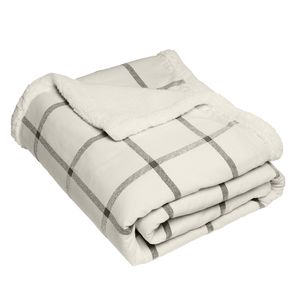 Port Authority Flannel Sherpa Blanket