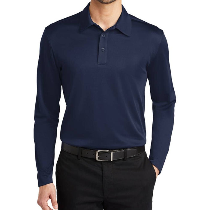 Port Authority Silk Touch Performance Long Sleeve Polo