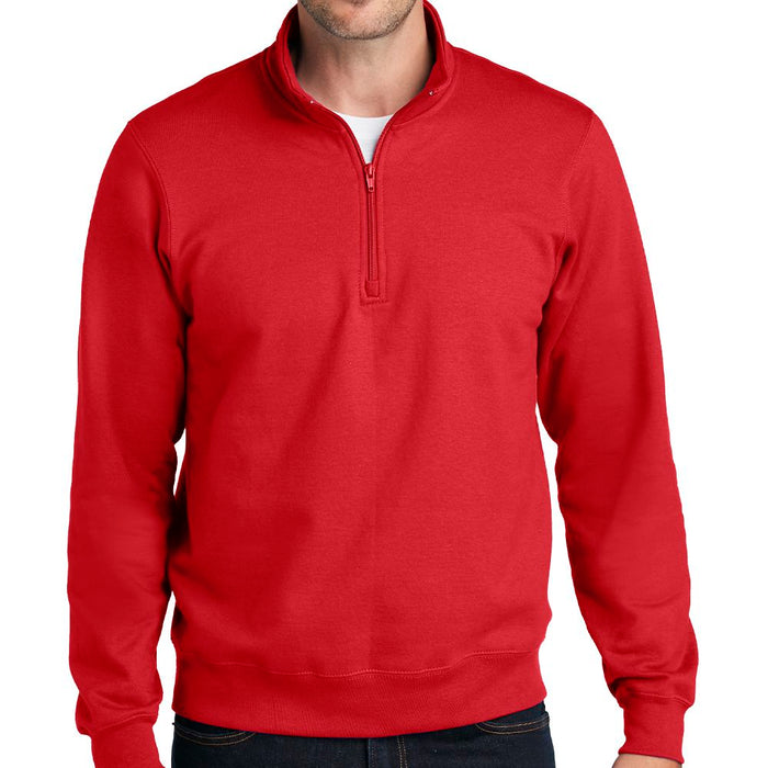 Port & Company Fan Favorite Fleece Quarter-Zip Pullover
